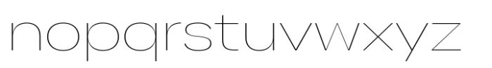 Gella Display SemiExpanded Thin Font LOWERCASE
