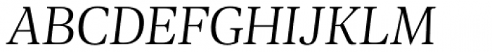 Geller Headline Light Italic Font UPPERCASE