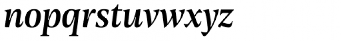 Geller Headline Medium Italic Font LOWERCASE