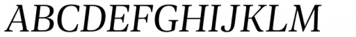 Geller Headline Regular Italic Font UPPERCASE