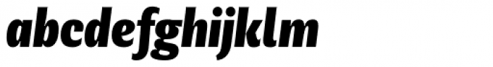 Geller Sans Cm Black Italic Font LOWERCASE