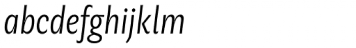 Geller Sans Cm Light Italic Font LOWERCASE