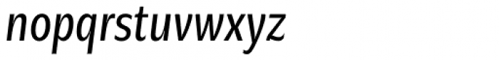 Geller Sans Cm Regular Italic Font LOWERCASE