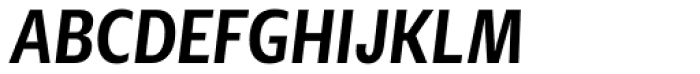 Geller Sans Cm SemiBold Italic Font UPPERCASE