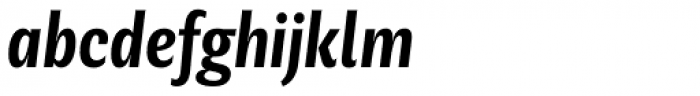 Geller Sans Cm SemiBold Italic Font LOWERCASE