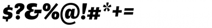 Geller Sans Cn Black Italic Font OTHER CHARS