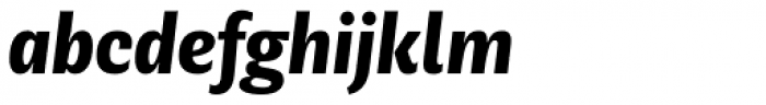 Geller Sans Cn Bold Italic Font LOWERCASE