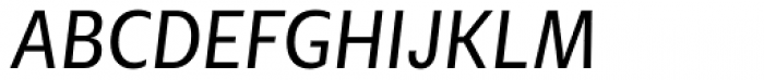 Geller Sans Cn Regular Italic Font UPPERCASE