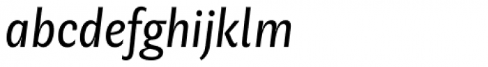 Geller Sans Cn Regular Italic Font LOWERCASE