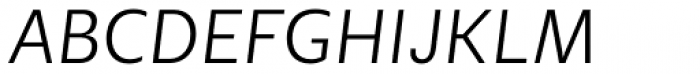Geller Sans Nr Light Italic Font UPPERCASE