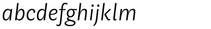 Geller Sans Nr Light Italic Font LOWERCASE