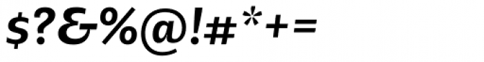 Geller Sans Nr SemiBold Italic Font OTHER CHARS