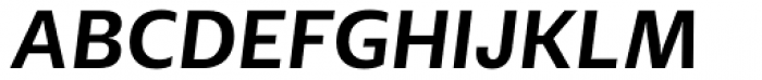 Geller Sans Nr SemiBold Italic Font UPPERCASE