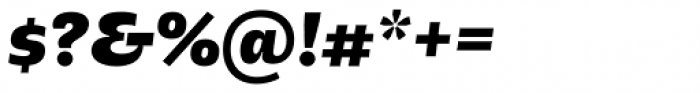 Geller Sans Nr UltraBlack Italic Font OTHER CHARS