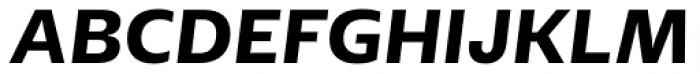 Geller Sans Rg Bold Italic Font UPPERCASE
