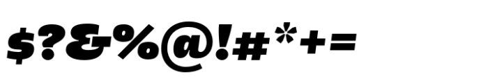 Geller Sans Rg ExtraHeavy Italic Font OTHER CHARS