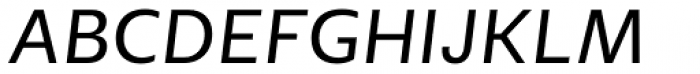 Geller Sans Rg Regular Italic Font UPPERCASE