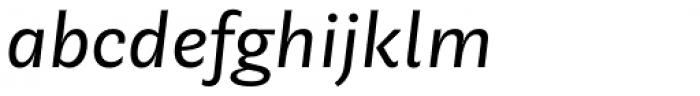 Geller Sans Rg Regular Italic Font LOWERCASE