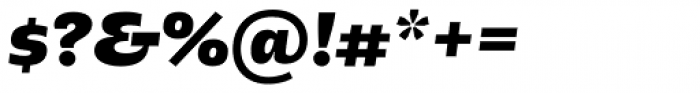 Geller Sans Rg UltraBlack Italic Font OTHER CHARS