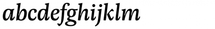 Geller Text Regular Italic Font LOWERCASE