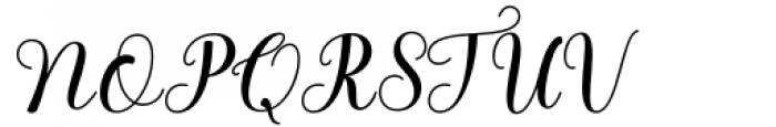 Gellisa Script Regular Font UPPERCASE