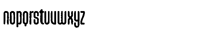 Gelugia Rough Font LOWERCASE