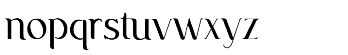 Gemini Style Font LOWERCASE