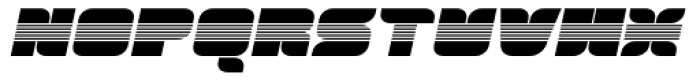 Gemini X Oblique Font LOWERCASE