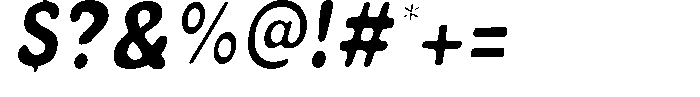 Gemoya Extra Light Font OTHER CHARS