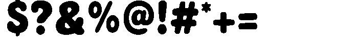 Gemoya Regular Font OTHER CHARS