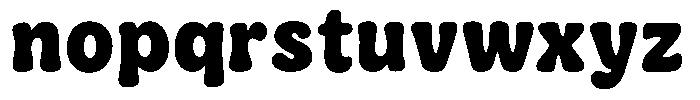 Gemoya Regular Font LOWERCASE