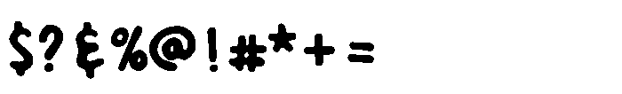 Gempi Bold Handwriting Font OTHER CHARS