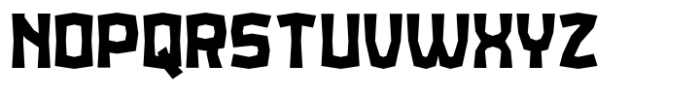 Gemrock Bold Font UPPERCASE