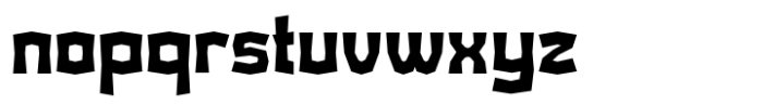 Gemrock Bold Font LOWERCASE