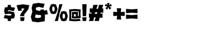 Gemrock Extra Bold Font OTHER CHARS