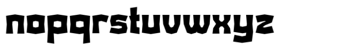 Gemrock Extra Bold Font LOWERCASE