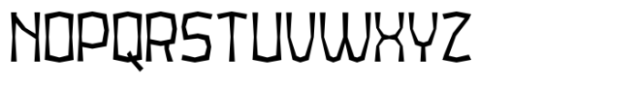 Gemrock Extra Font UPPERCASE