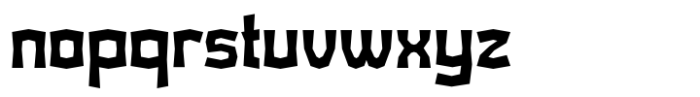 Gemrock Semi Bold Font LOWERCASE