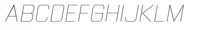 Gemsbuck Pro 02 Thin Italic Font LOWERCASE