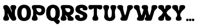 Gemuf Retro Font UPPERCASE