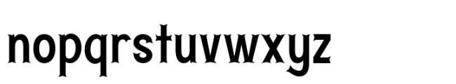 Gemulir Font LOWERCASE