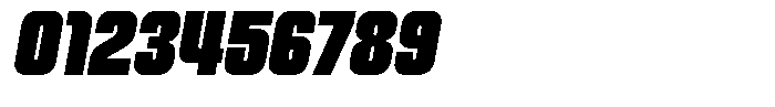 Genaron Black Condensed Oblique Font OTHER CHARS