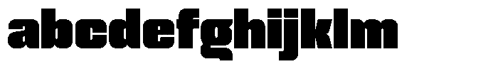 Genaron Black Expanded FONT