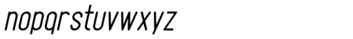 Gendos Bold Italic Font LOWERCASE