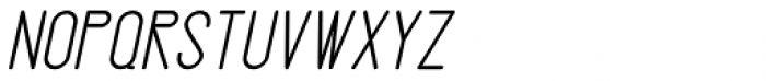 Gendos Semi Bold Italic Font UPPERCASE