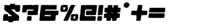 Gendred Angular Italic Font OTHER CHARS