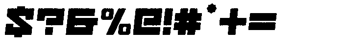 Gendred Brush Italic Font OTHER CHARS