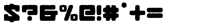Gendred Circular Angular Font OTHER CHARS