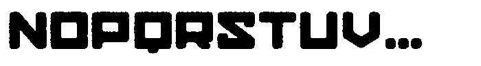 Gendred Circular Eroded Font UPPERCASE