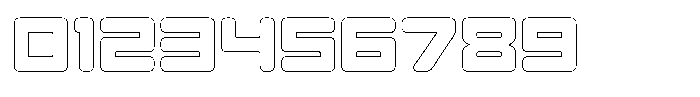 Gendred Circular Outline Font OTHER CHARS